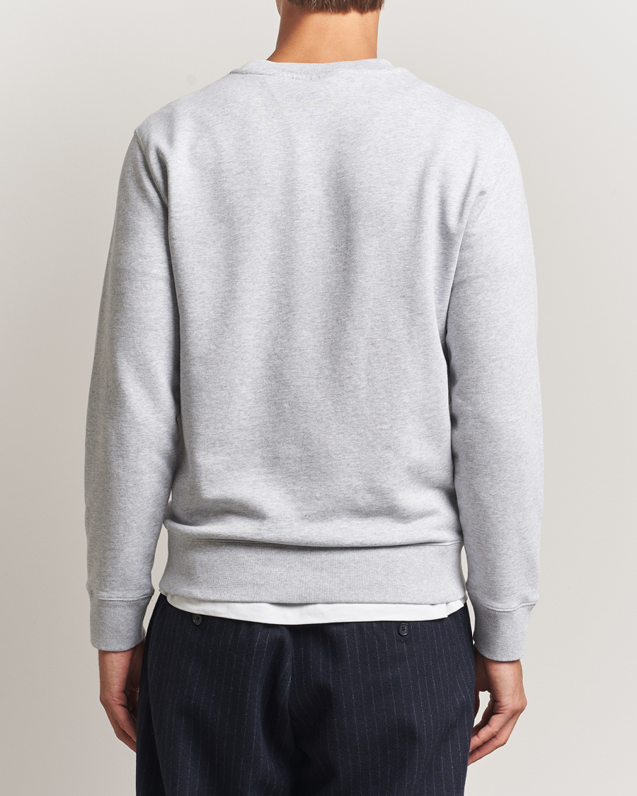 Heren | Truien | Maison Kitsuné | Fox Head Sweatshirt Light Grey Melange