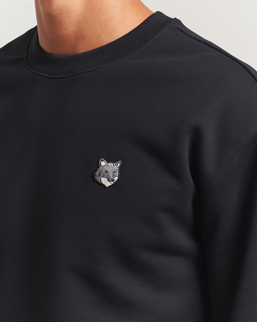 Heren | Truien | Maison Kitsuné | Grey Fox Head Sweatshirt Black