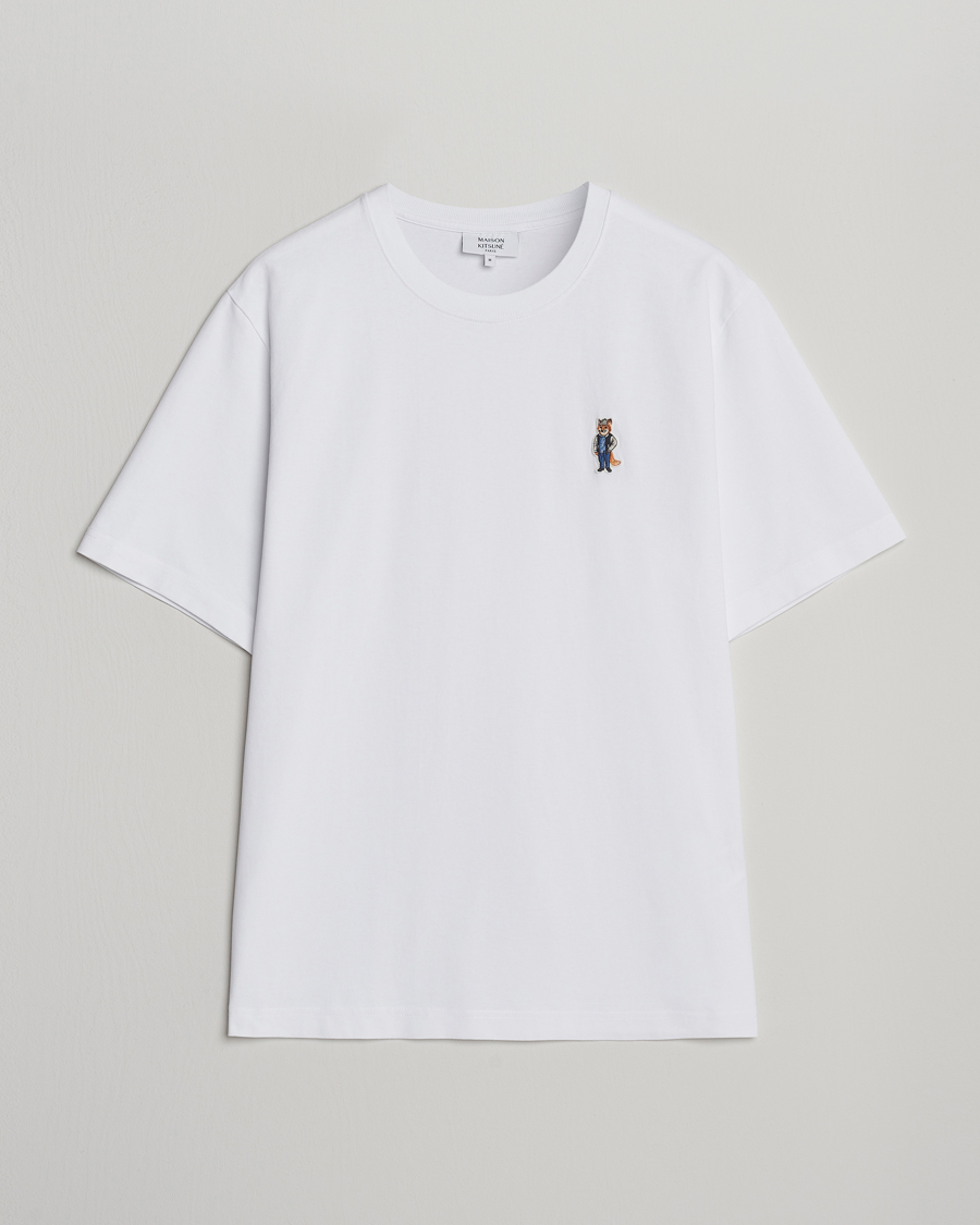 Heren | T-shirts | Maison Kitsuné | Dressed Fox T-Shirt White