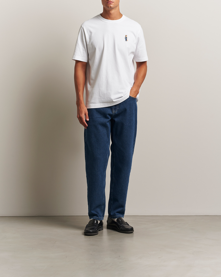 Heren | T-shirts | Maison Kitsuné | Dressed Fox T-Shirt White