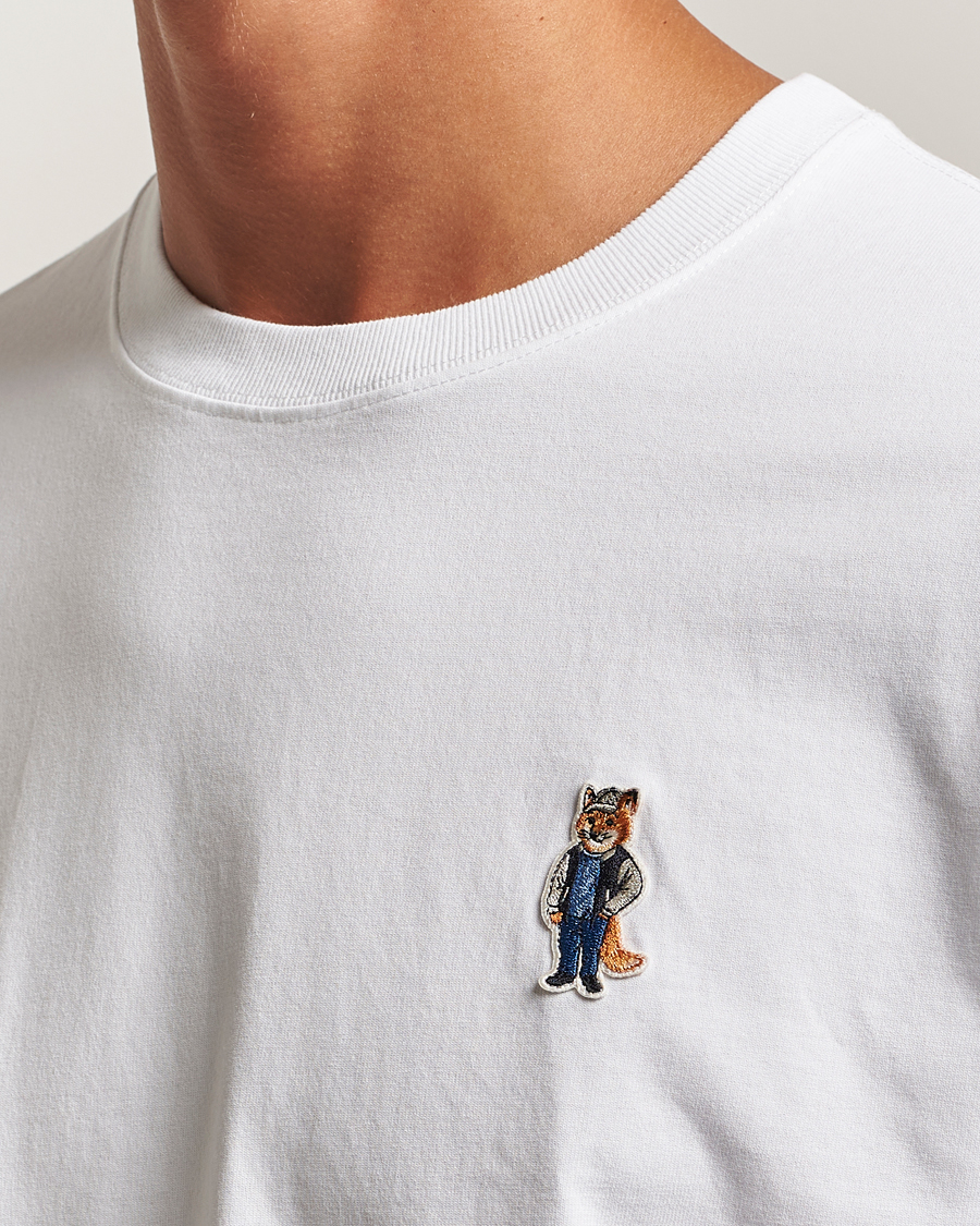Heren | T-shirts | Maison Kitsuné | Dressed Fox T-Shirt White