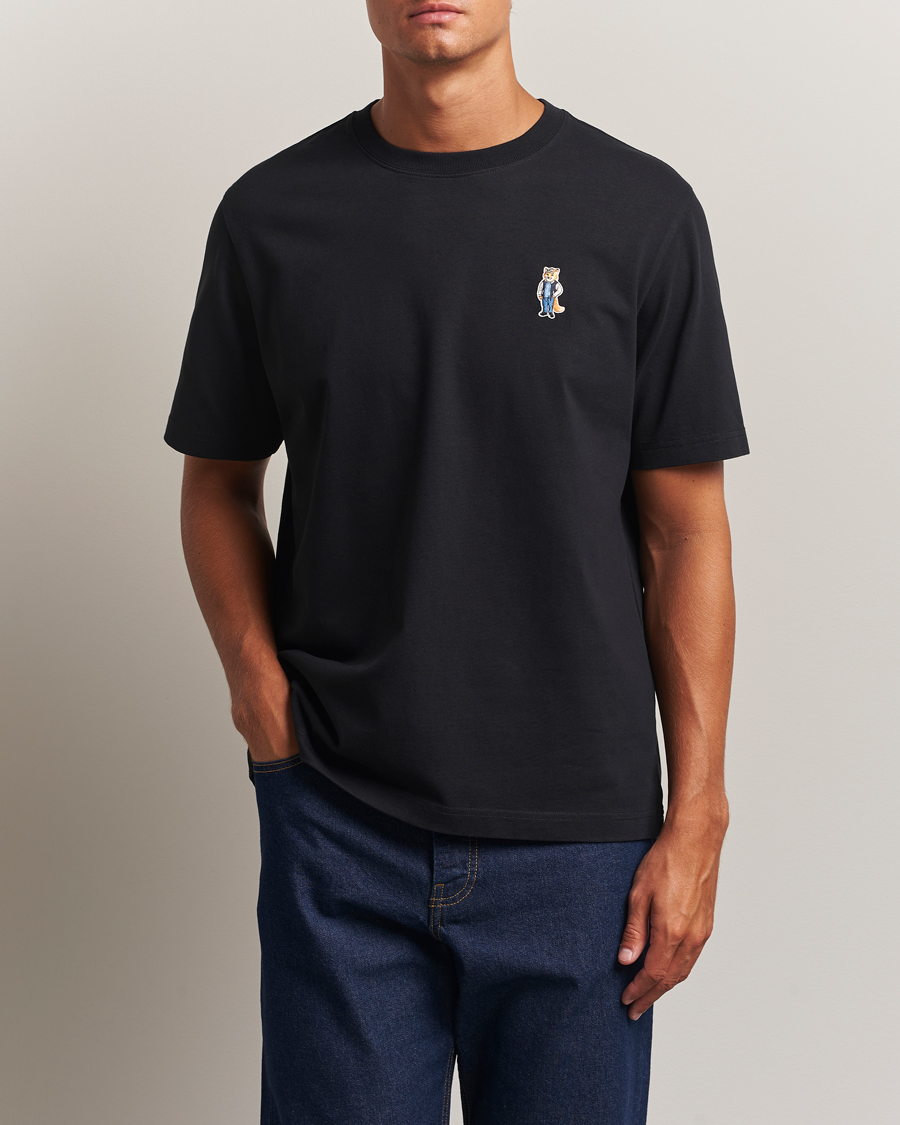 Heren | T-shirts | Maison Kitsuné | Dressed Fox T-Shirt Black