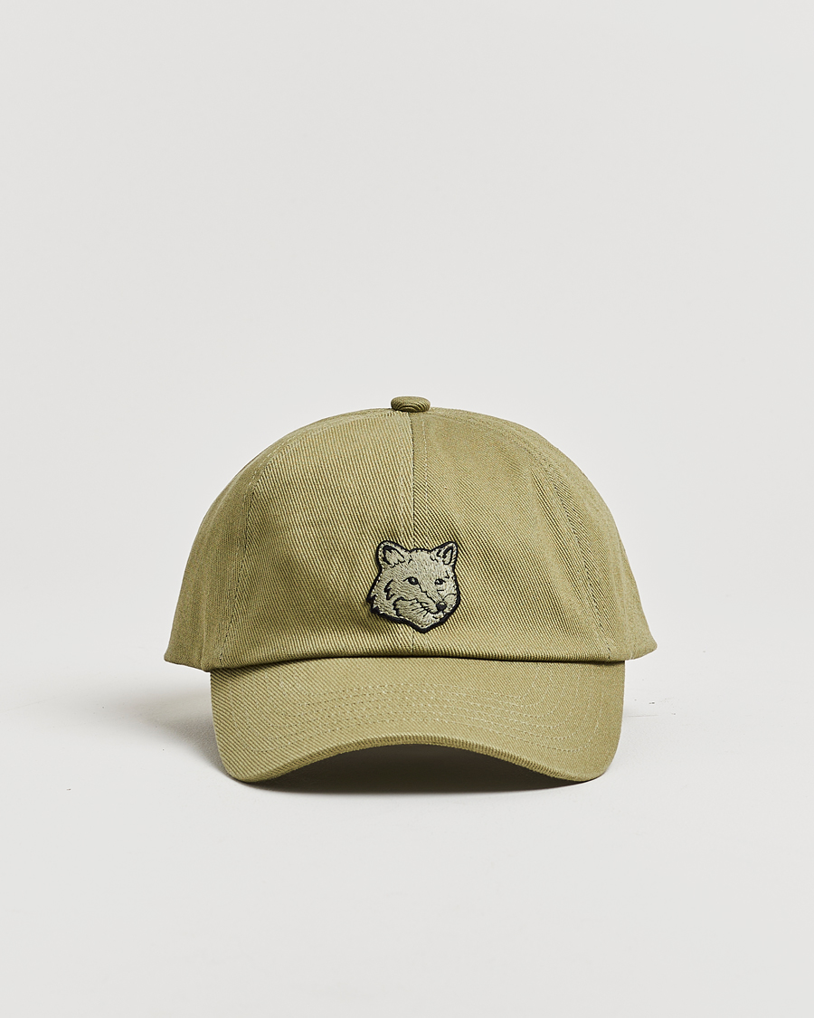 Heren | Hoeden en petten | Maison Kitsuné | Tonal Fox Head Cap Laurel Green