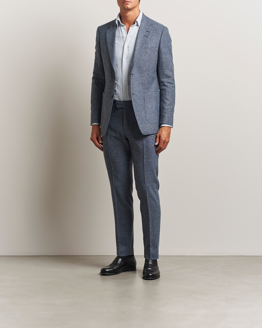 Heren | Broeken | Tiger of Sweden | Tenuta Brushed Wool Trousers Space View