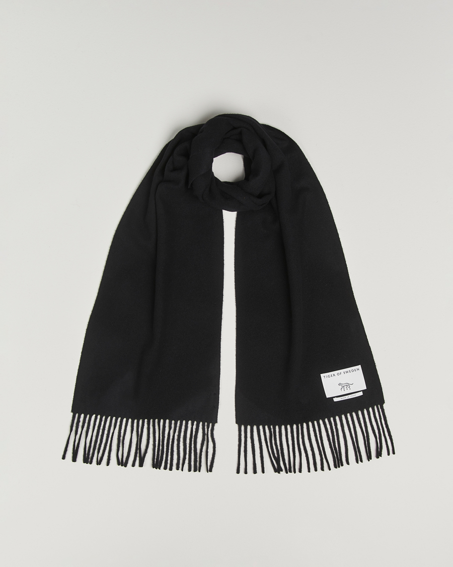 Heren | Sjaals | Tiger of Sweden | Sylan Wool Scarf Black