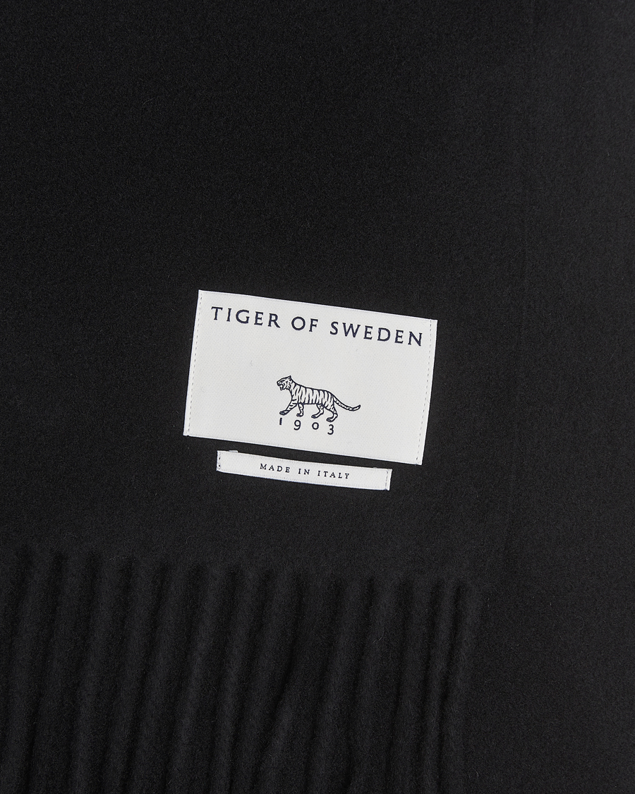 Heren | Sjaals | Tiger of Sweden | Sylan Wool Scarf Black