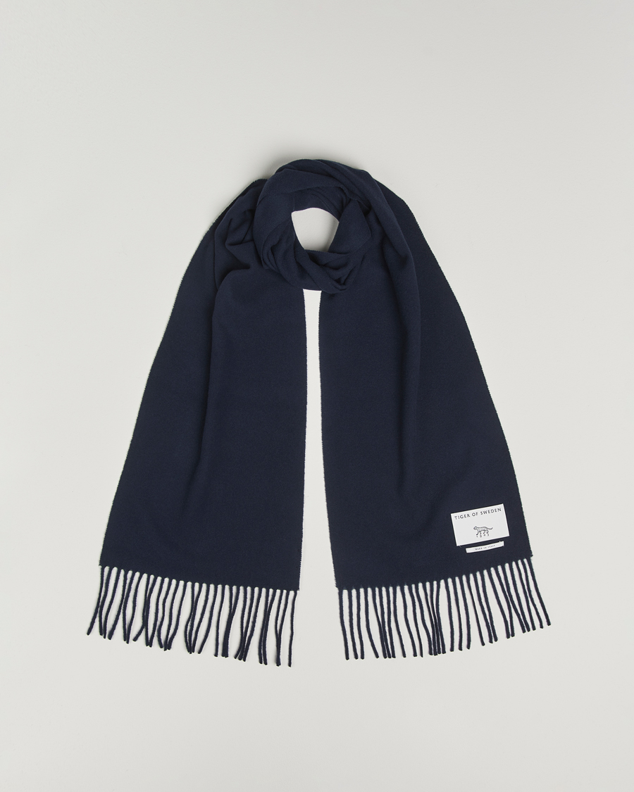 Heren | Tiger of Sweden Sylan Wool Scarf Light Ink | Tiger of Sweden | Sylan Wool Scarf Light Ink