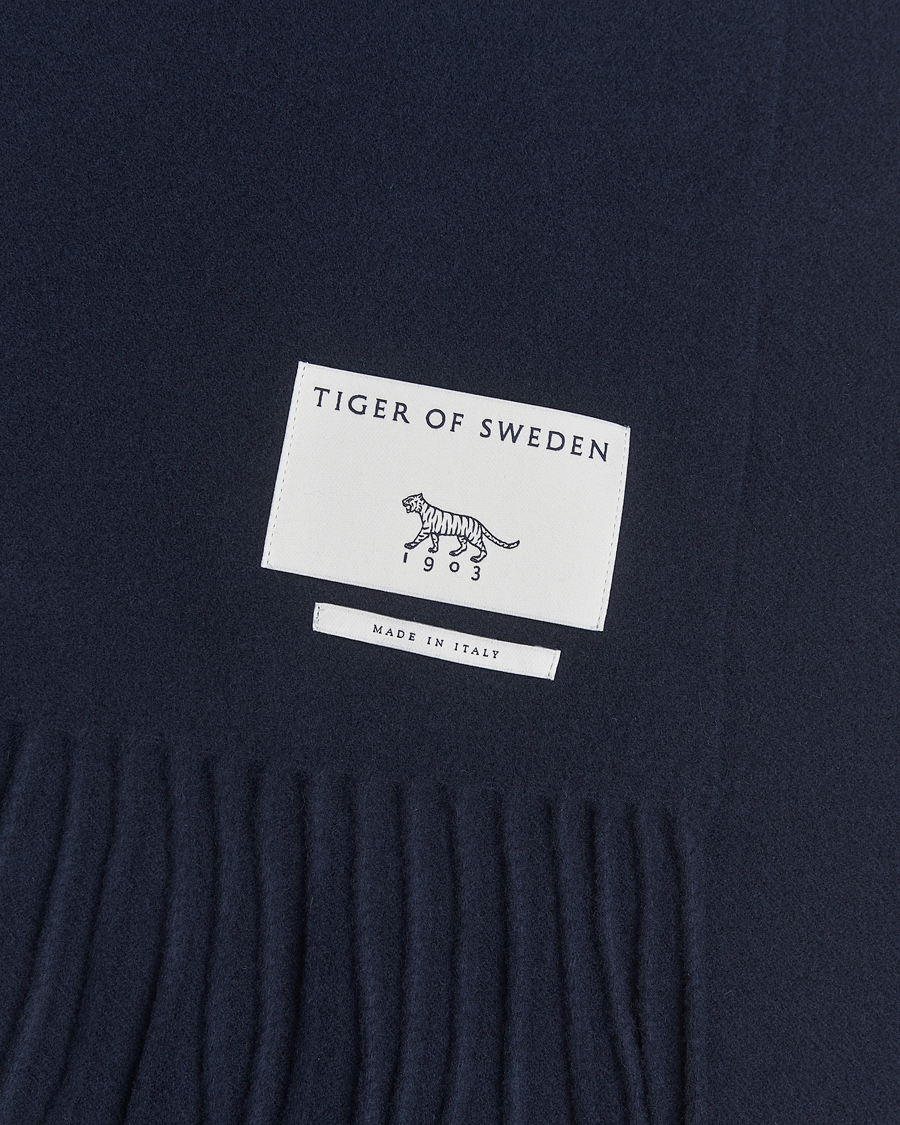 Heren | Tiger of Sweden Sylan Wool Scarf Light Ink | Tiger of Sweden | Sylan Wool Scarf Light Ink