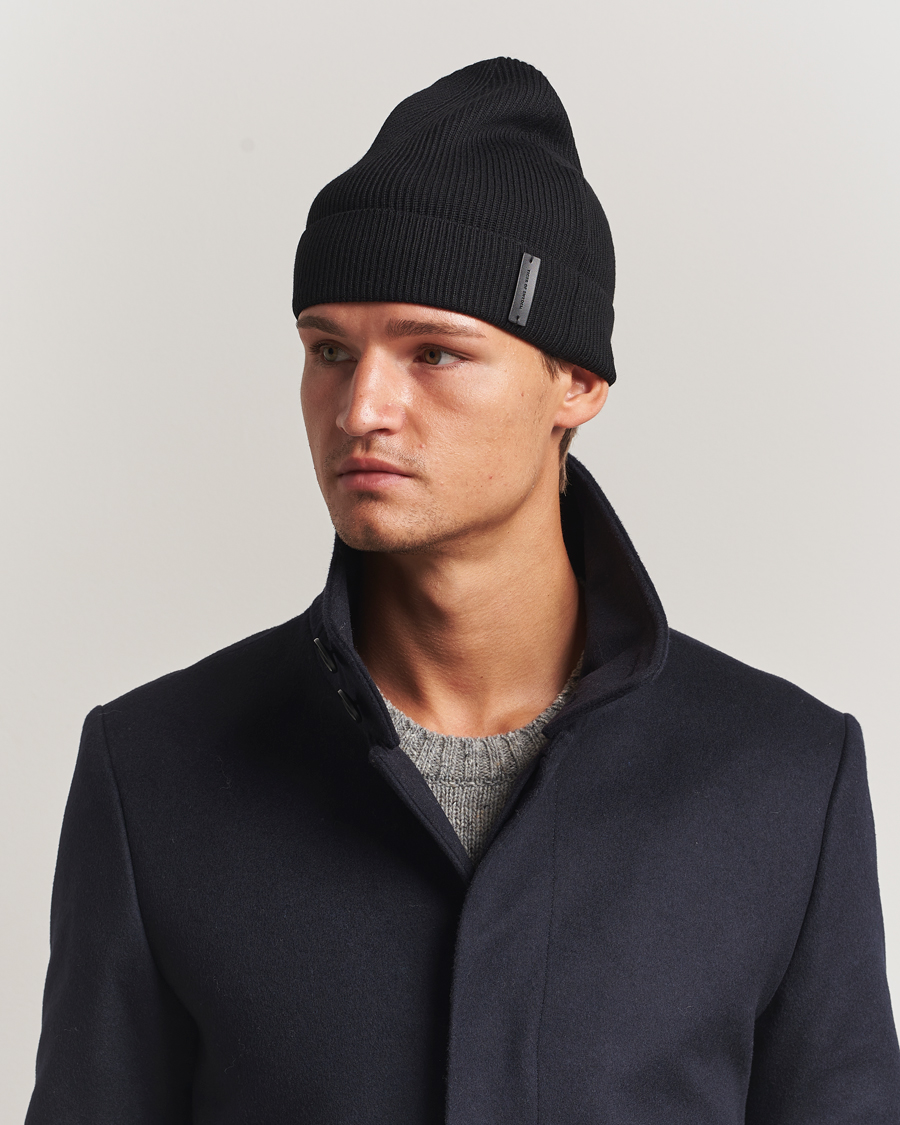 Heren | Mutsen | Tiger of Sweden | Caldu Wool Beanie Black
