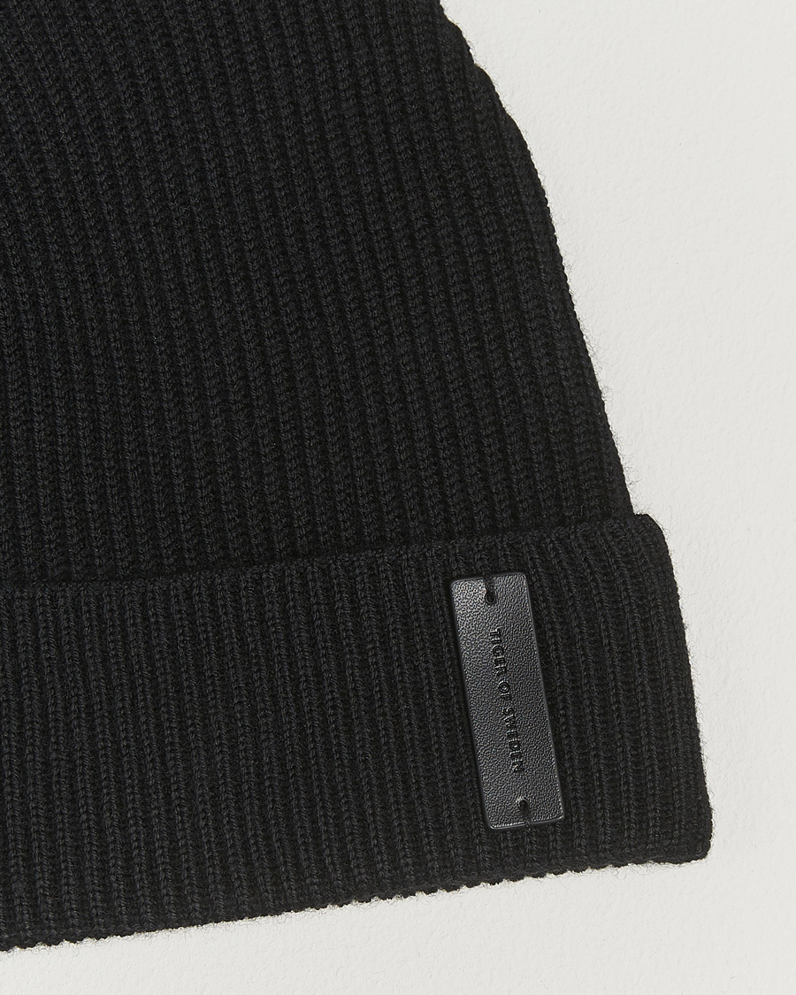Heren | Mutsen | Tiger of Sweden | Caldu Wool Beanie Black
