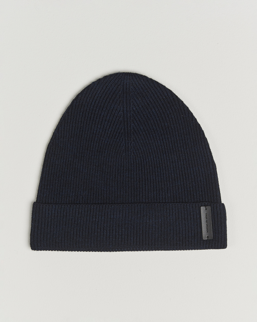 Heren | Mutsen | Tiger of Sweden | Caldu Wool Beanie Light Ink
