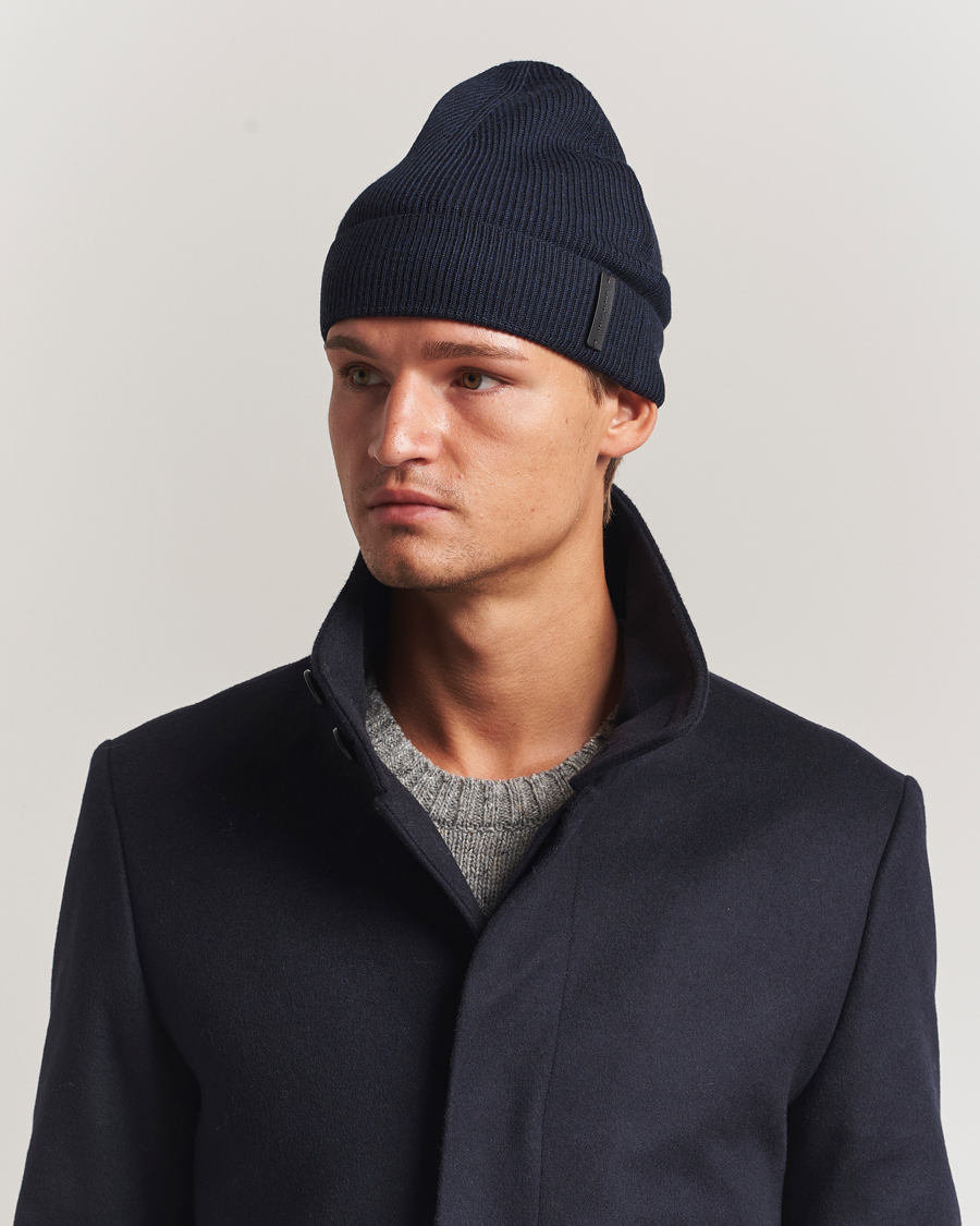 Heren | Mutsen | Tiger of Sweden | Caldu Wool Beanie Light Ink