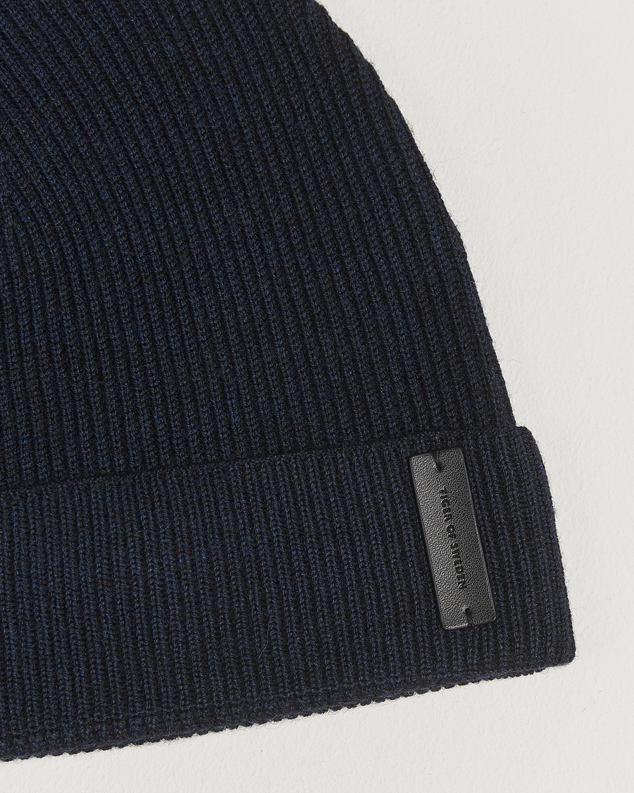Heren | Mutsen | Tiger of Sweden | Caldu Wool Beanie Light Ink