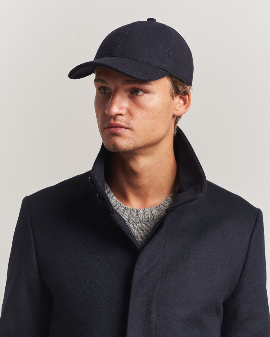 Heren | Hoeden en petten | Tiger of Sweden | Hent Wool/Cashmere Cap Light Ink