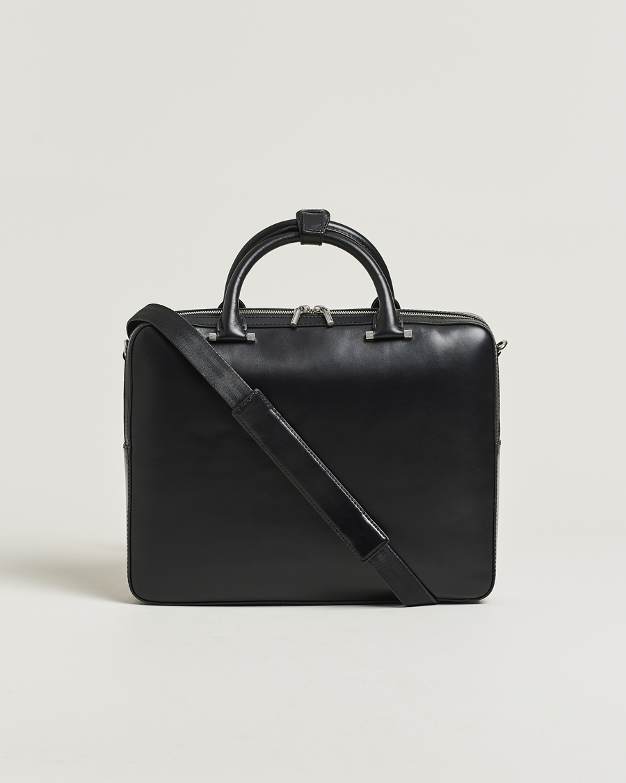 Heren | Tassen | Tiger of Sweden | Valise Smooth Leather Briefcase Black