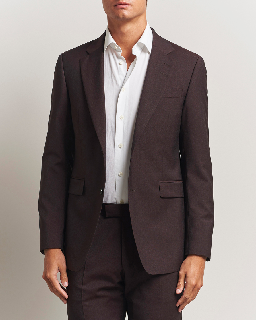 Heren | Blazers | Tiger of Sweden | Justin Wool Suit Blazer Triumph Steel