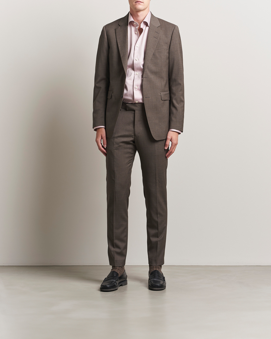 Heren | Blazers | Tiger of Sweden | Justin Wool Suit Blazer Mud