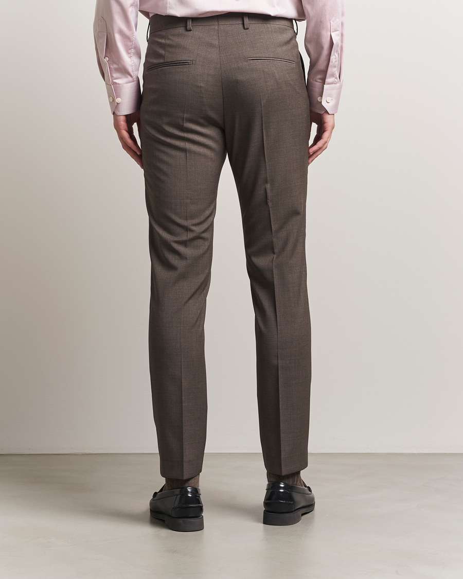 Heren | Broeken | Tiger of Sweden | Tenuta Wool Suit Trousers Mud