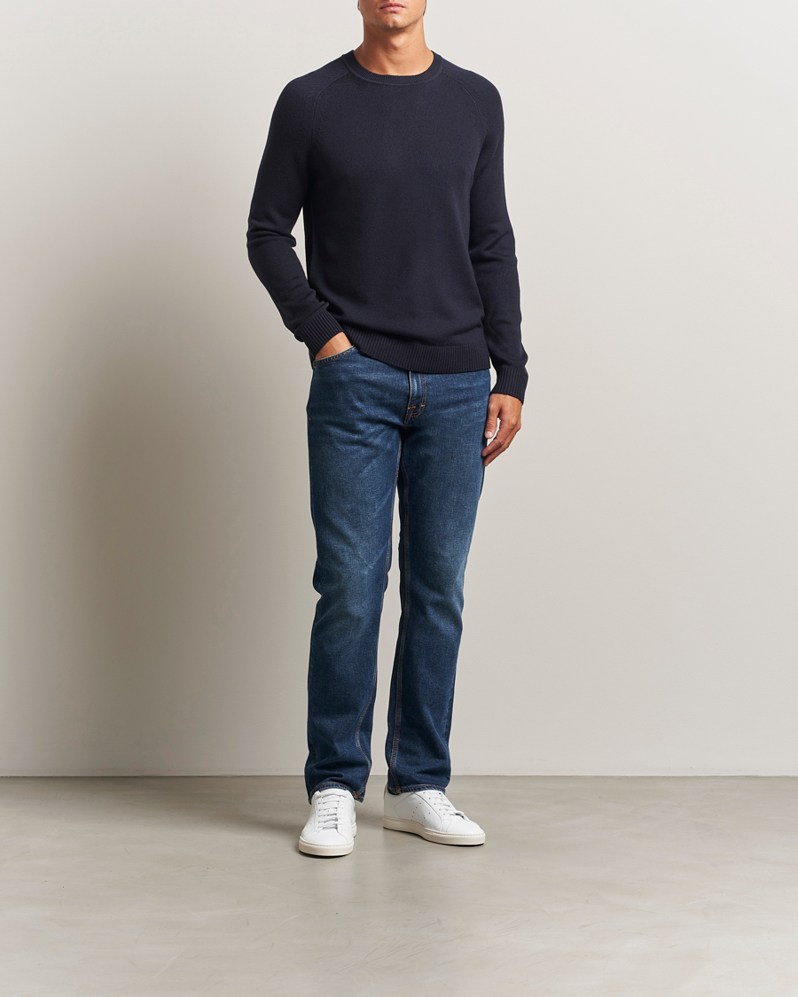 Heren | Truien | Tiger of Sweden | Martin Merino Sweater Deep Well