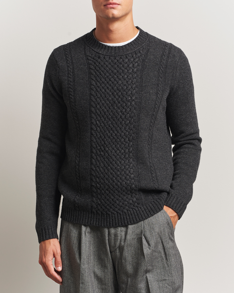 Heren | Truien | Tiger of Sweden | Harry Wool Knitted Sweater Phantom