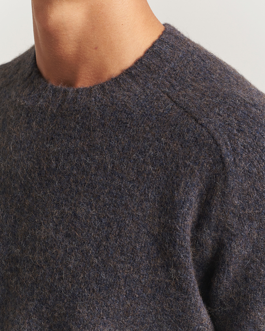 Heren | Truien | Tiger of Sweden | Adryan Yak/Alpaca Knitted Sweater Blue Function