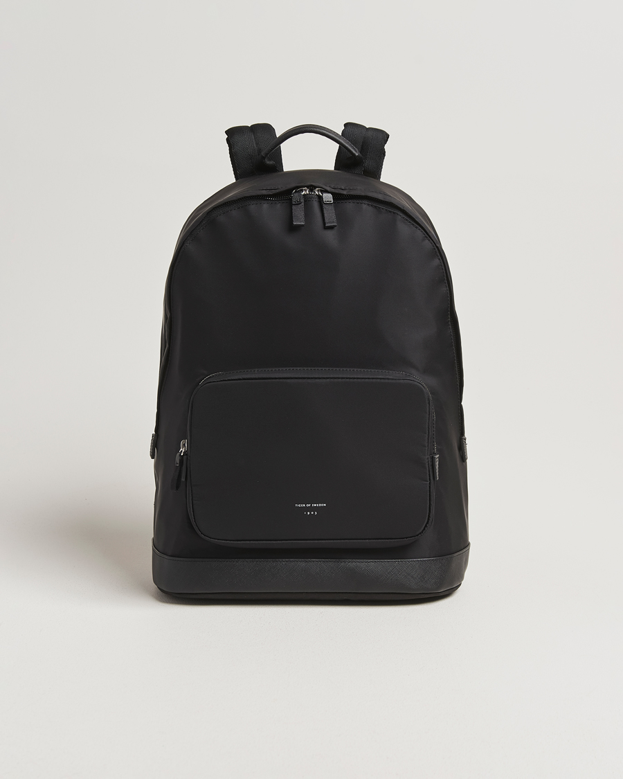 Heren | Tassen | Tiger of Sweden | Dorsu Nylon Backpack Black