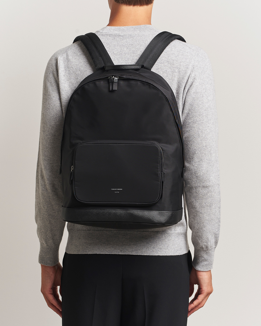 Heren | Tassen | Tiger of Sweden | Dorsu Nylon Backpack Black