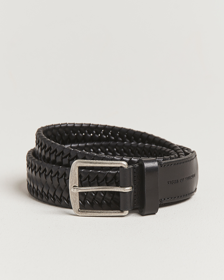 Heren | Riemen | Tiger of Sweden | Braidant Braided Belt Black