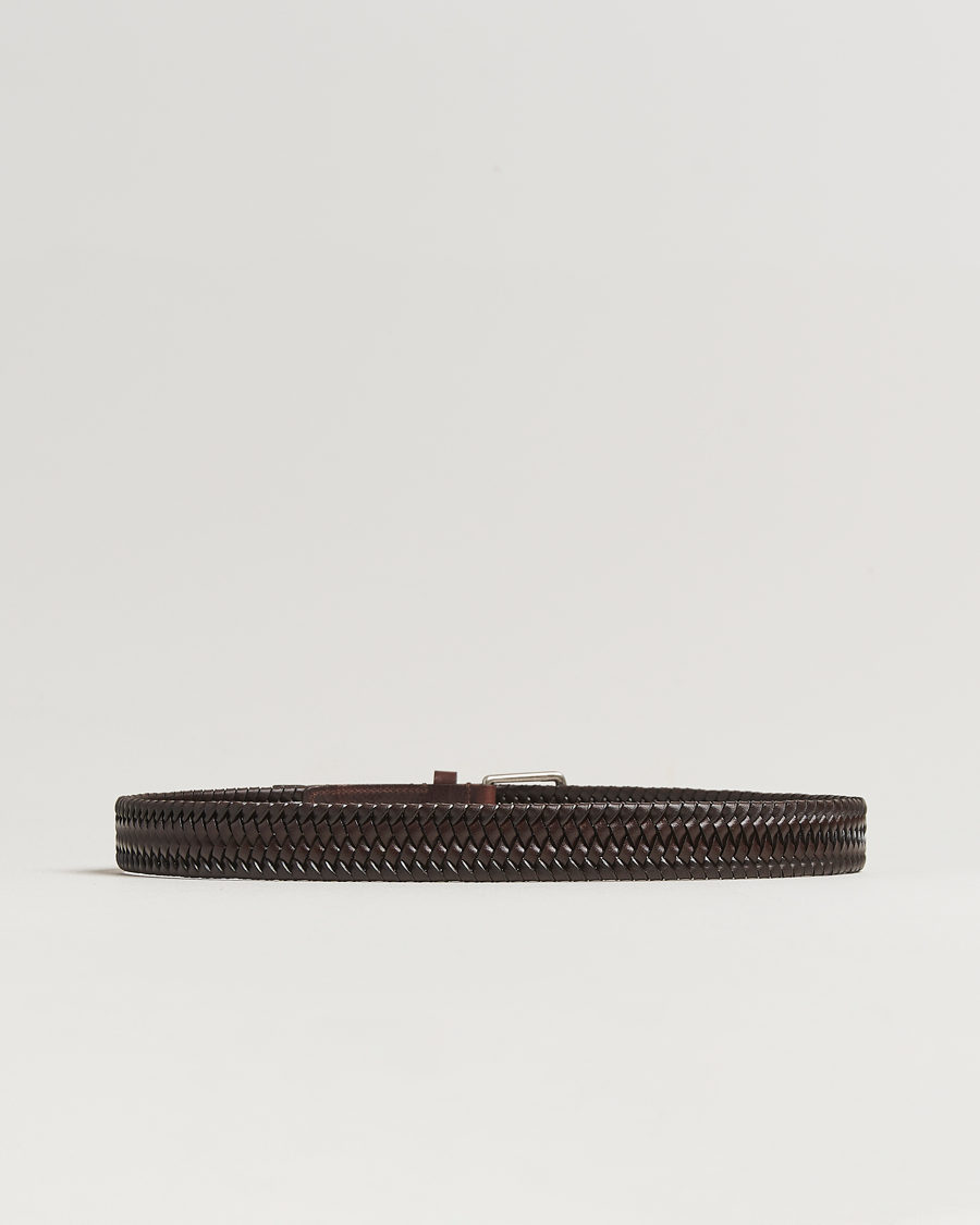 Heren | Riemen | Tiger of Sweden | Braidant Braided Belt Dark Brown