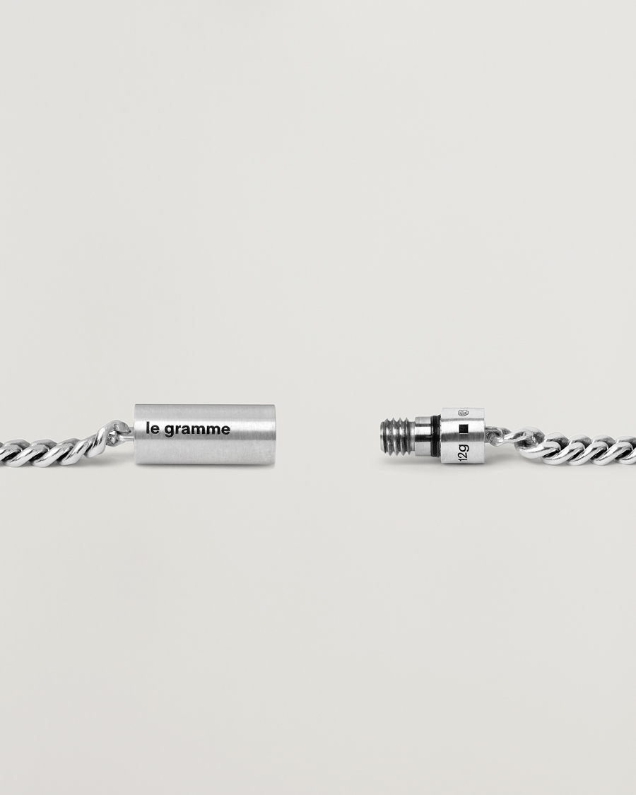 Heren | Sieraden | LE GRAMME | Curb Chain Cable Bracelet Sterling Silver 12g