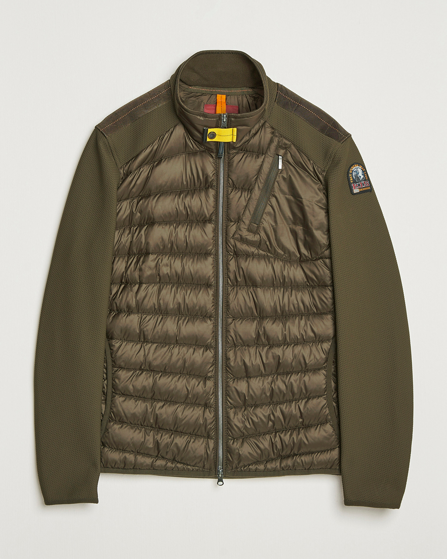 Heren | Jassen | Parajumpers | Jayden Warm Up Hybrid Jacket Deep Moss