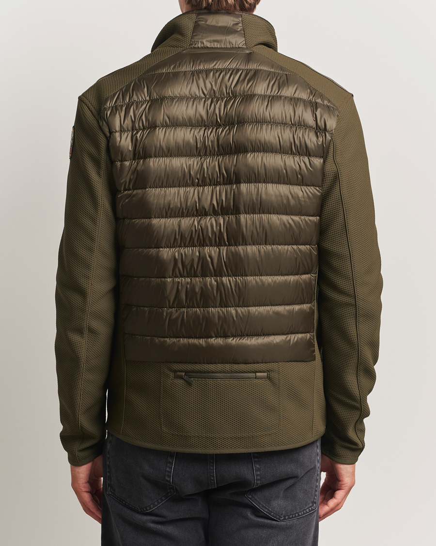 Heren | Jassen | Parajumpers | Jayden Warm Up Hybrid Jacket Deep Moss