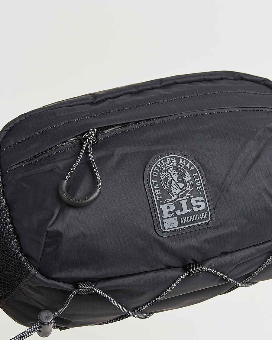 Heren | Tassen | Parajumpers | Edric Nylon Ripstop Waistbag Black