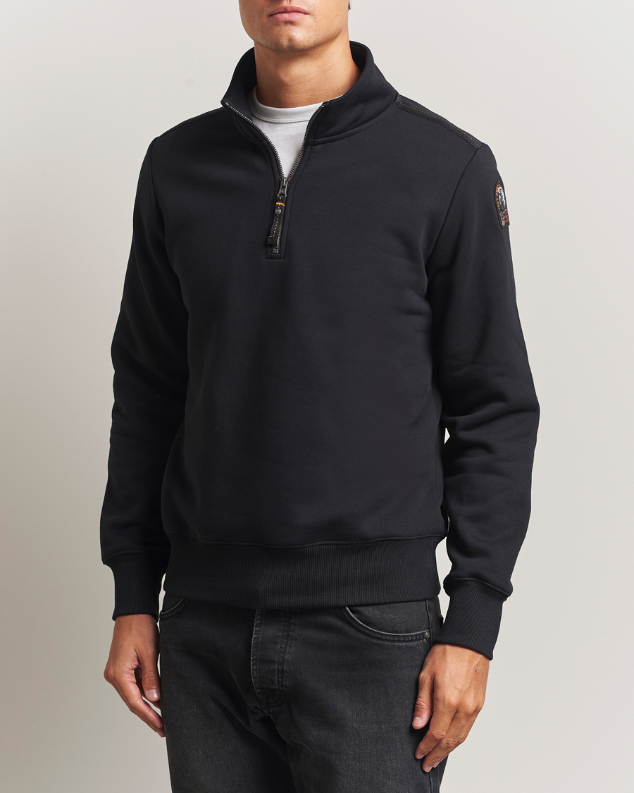 Heren | Truien | Parajumpers | Broad Peak Super Easy Half Zip Sweatshirt Black