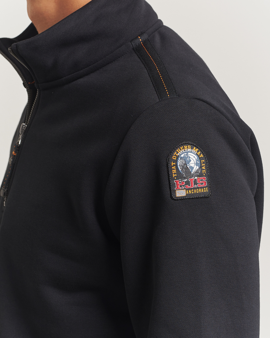 Heren | Truien | Parajumpers | Broad Peak Super Easy Half Zip Sweatshirt Black
