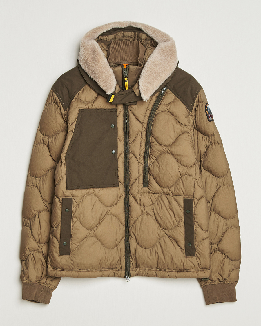 Heren | Jassen | Parajumpers | Akutan Union Down Jacket Earth/Deep Moss