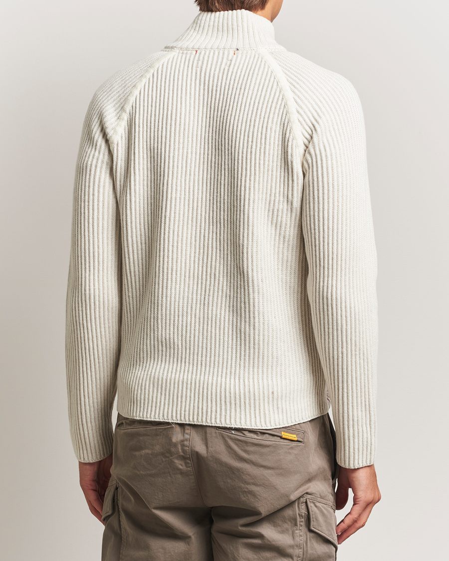 Heren | Jassen | Parajumpers | Olmo Rib Knitted Hybrid Jacket Purity