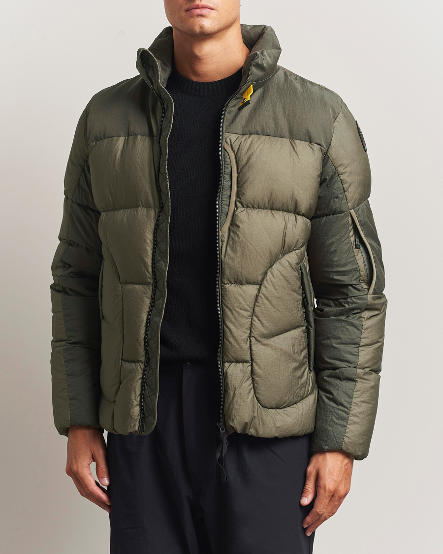 Heren | Jassen | Parajumpers | Yari Mountain Out Loud Down Jacket Olive Grey