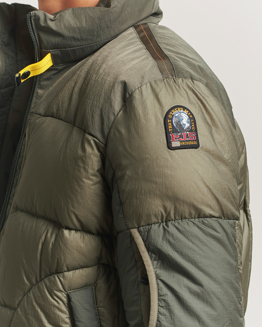 Heren | Jassen | Parajumpers | Yari Mountain Out Loud Down Jacket Olive Grey