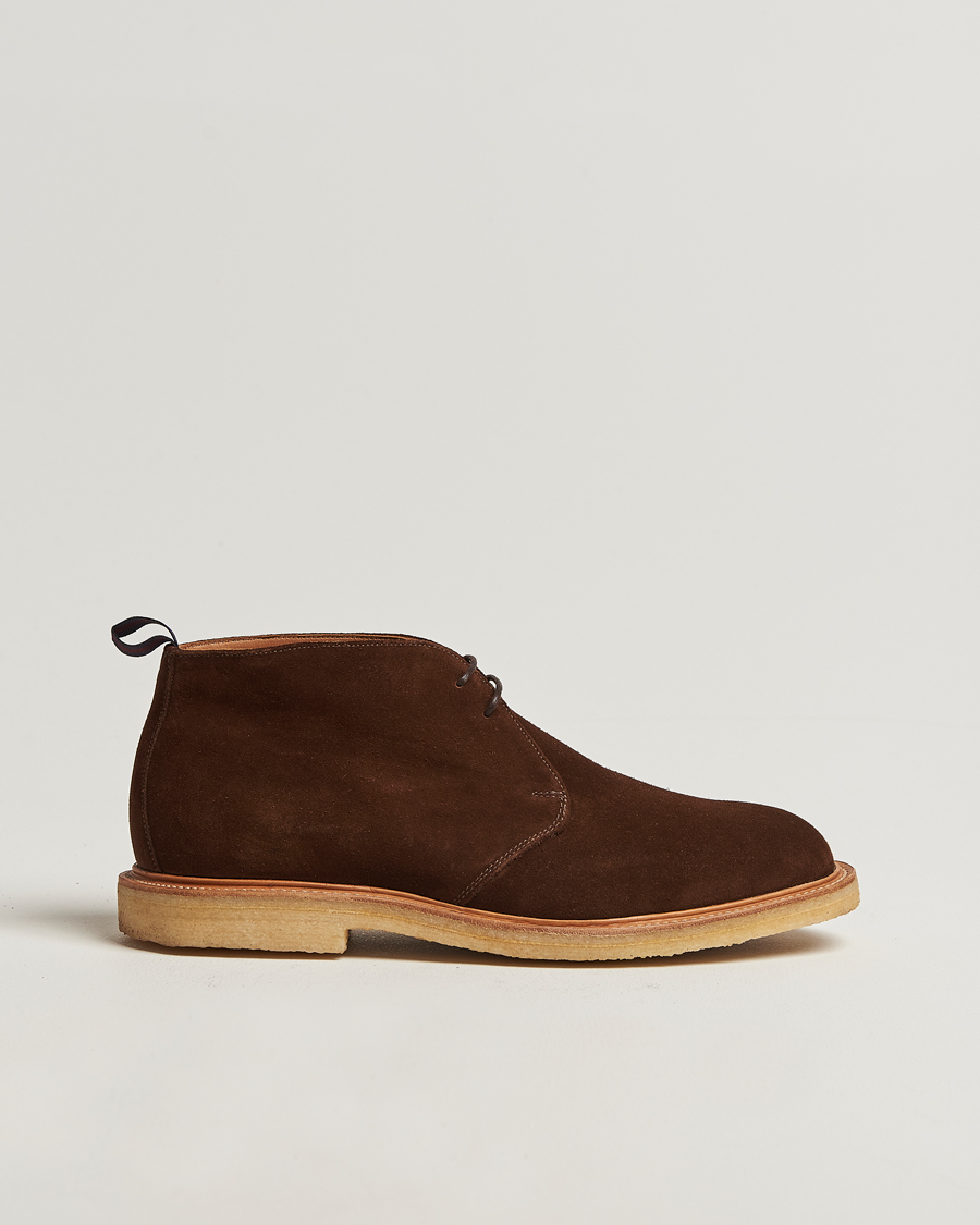 Heren | Laarzen | Sanders | Bertie Crepe Sole Suede Chukka Polo Snuff