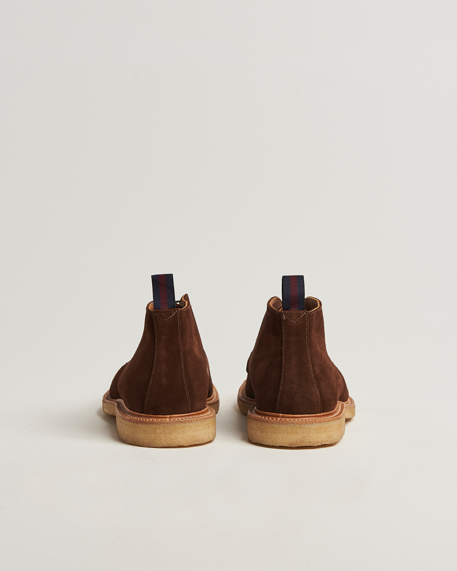 Heren | Laarzen | Sanders | Bertie Crepe Sole Suede Chukka Polo Snuff