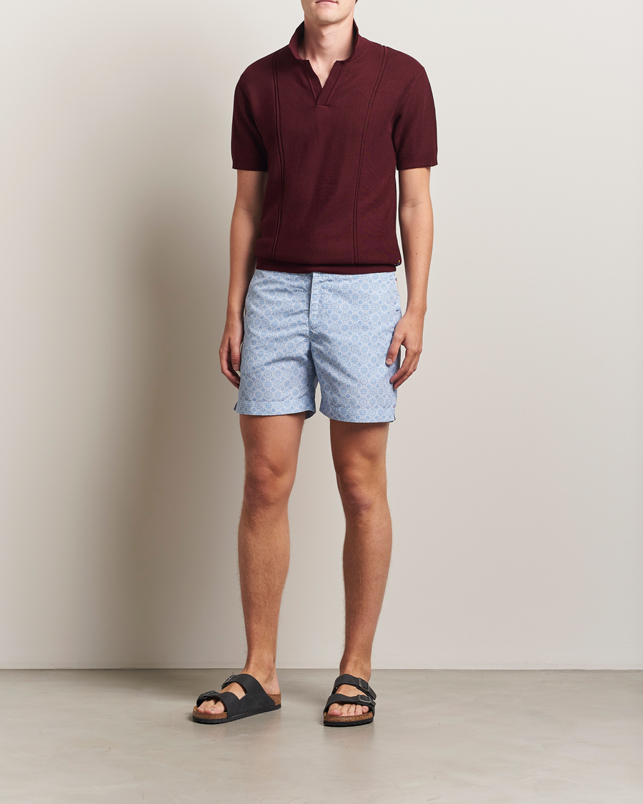 Heren | Zwembroek | Orlebar Brown | Bulldog Alchemy Swimshorts Wave Blue