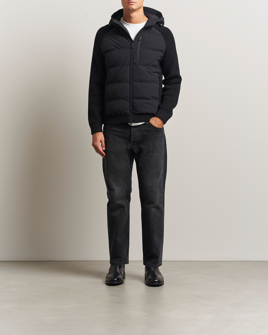 Heren | Jassen | Woolrich | Matt Stretch Hybrid Jacket Black