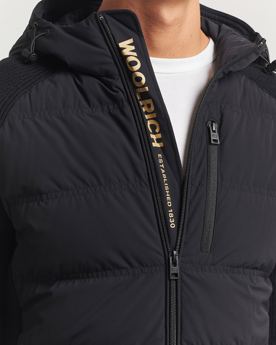 Heren | Jassen | Woolrich | Matt Stretch Hybrid Jacket Black