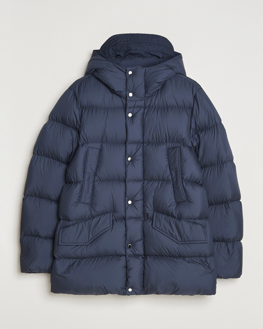 Heren | Jassen | Woolrich | Cloud Davis Parka Melton Blue