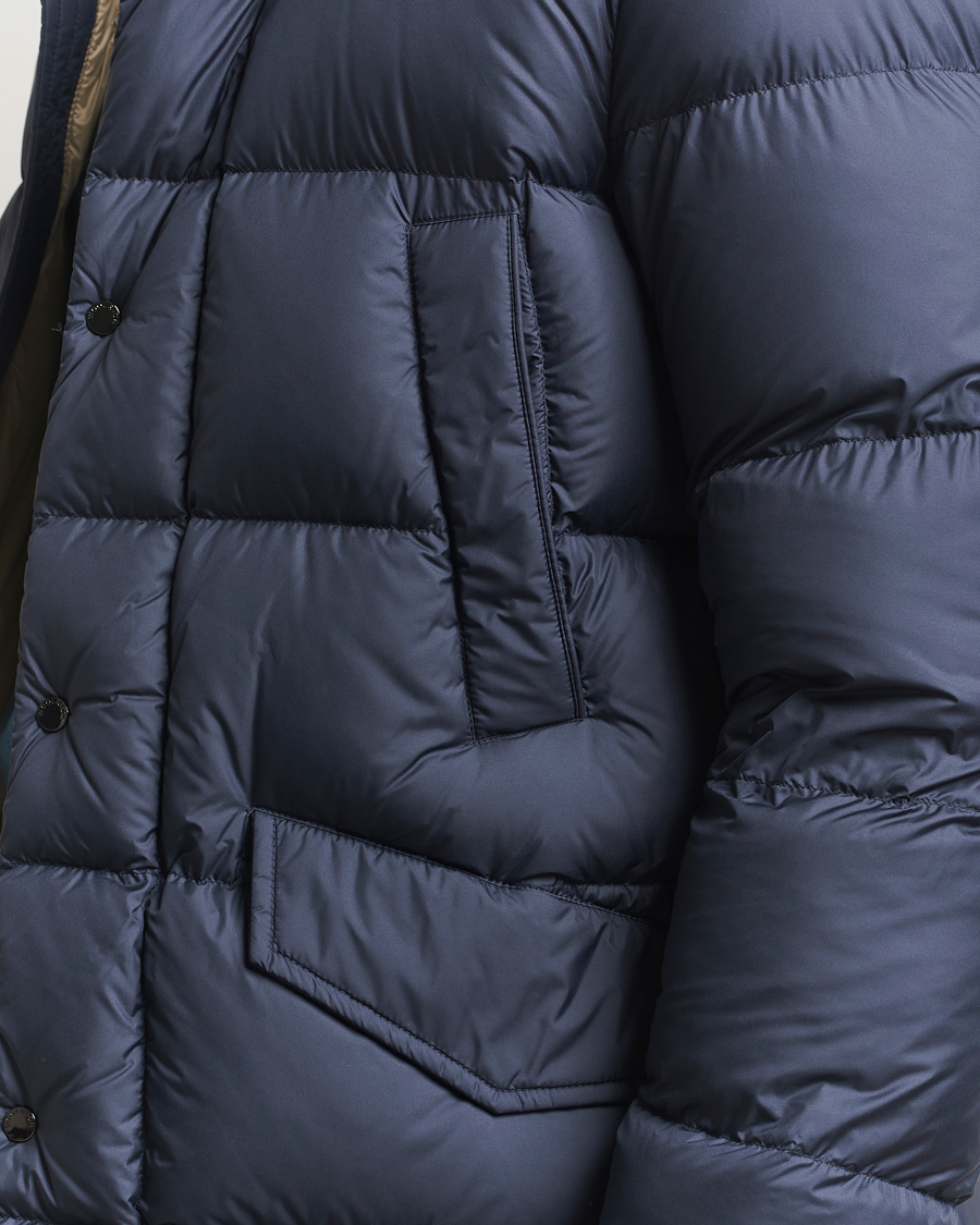Heren | Jassen | Woolrich | Cloud Davis Parka Melton Blue
