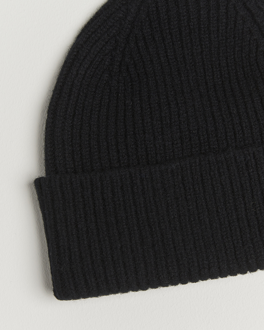Heren | Mutsen | Robert Mackie | Clyde Lambswool Beanie Black