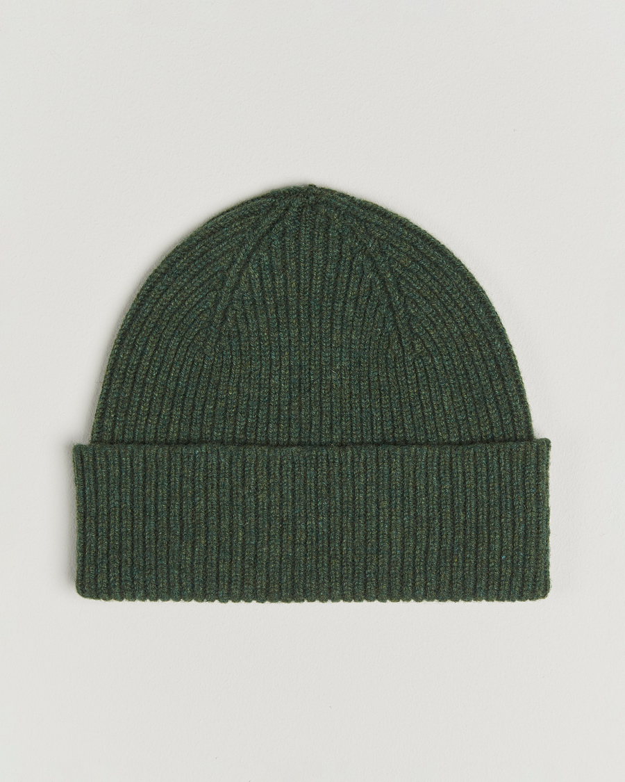 Heren | Mutsen | Robert Mackie | Clyde Lambswool Beanie Green