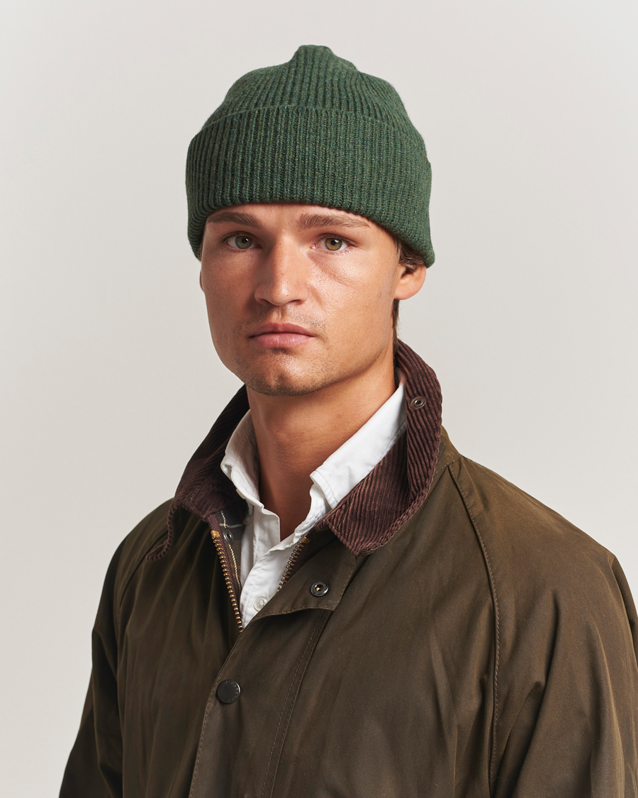 Heren | Mutsen | Robert Mackie | Clyde Lambswool Beanie Green