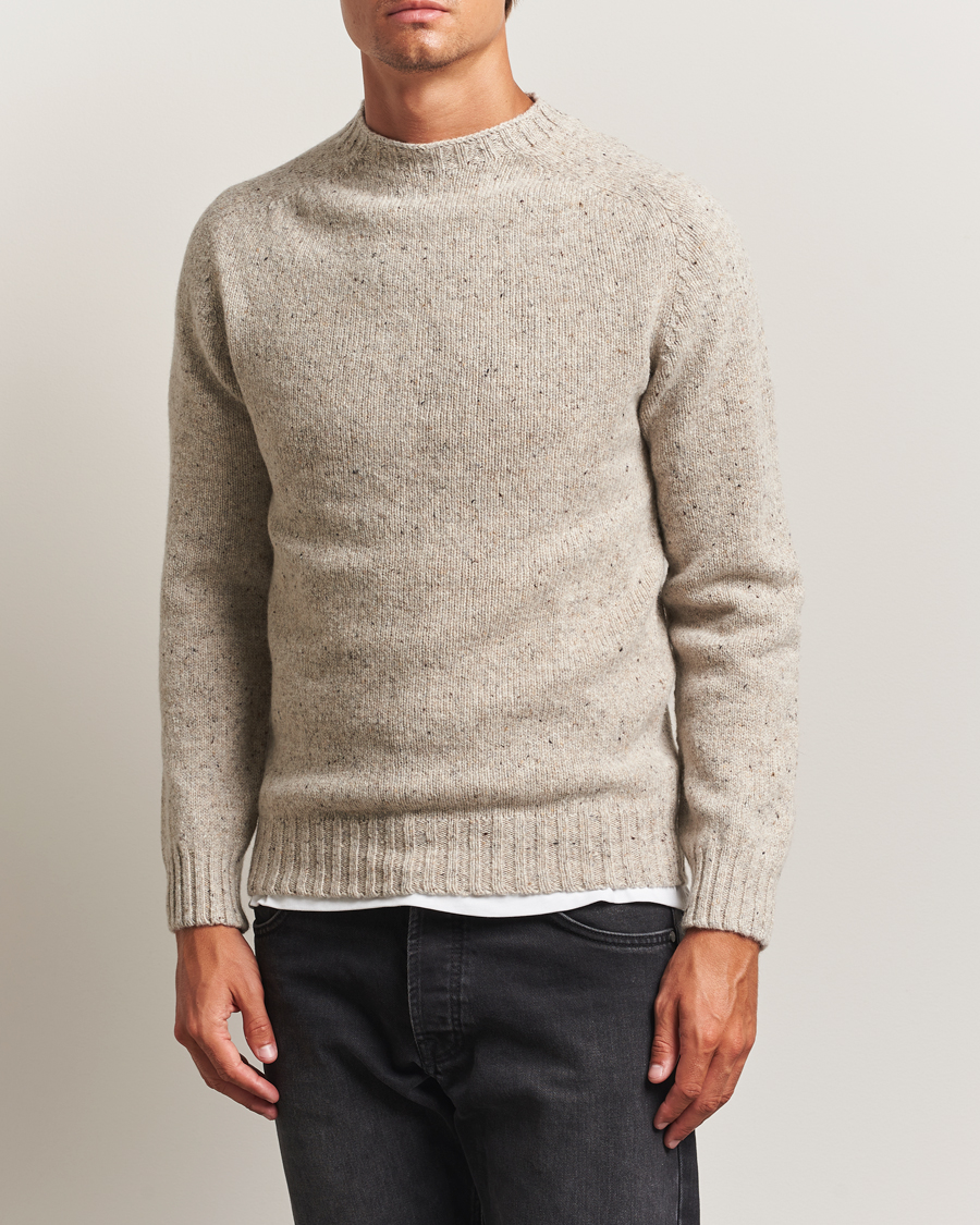 Heren | Truien | Harley Of Scotland | Donegal Wool Crewneck Mull